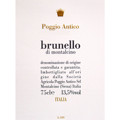 Poggio Antico Brunello di Montalcino 2010 (6x75cl)