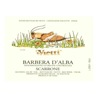 Vietti Barbera d'Alba Scarrone 2020 (6x75cl)