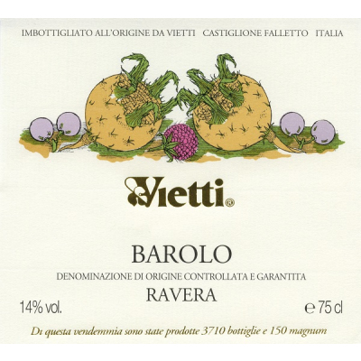 Vietti Barolo Ravera 2017 (3x75cl)