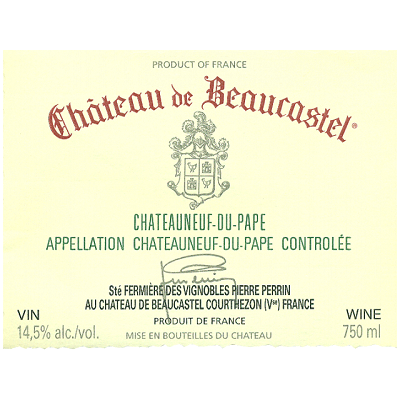 Beaucastel Chateauneuf-du-Pape 2007 (6x150cl)