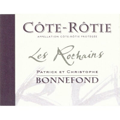 Patrick & Christophe Bonnefond Cote-Rotie Les Rochains 2015 (6x75cl)