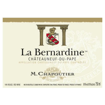 Chapouter Chateauneuf-du-Pape La Bernadine 2022 (6x75cl)