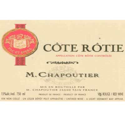 Chapoutier Cote Rotie 2018 (6x75cl)