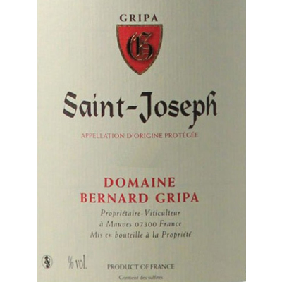 Bernard Gripa Saint-Joseph Rouge 2021 (6x75cl)