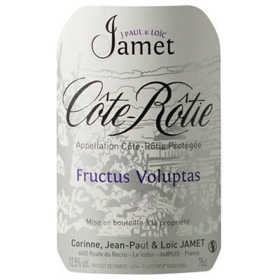 Jamet Cote-Rotie Fructus Voluptas 2021 (6x75cl)