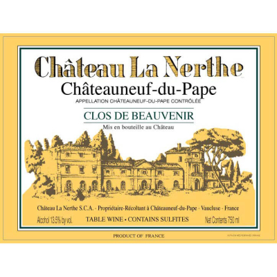 La Nerthe Chateauneuf-du-Pape Blanc Clos de Beauvenir 2022 (6x75cl)