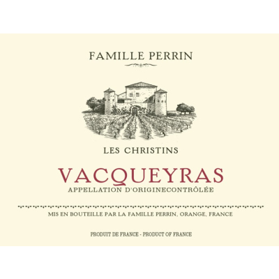 Perrin & Fils Vacqueyras Christins 2022 (12x75cl)