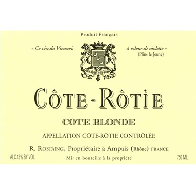 Rene Rostaing Cote-Rotie Cote Blonde 2016 (6x75cl)