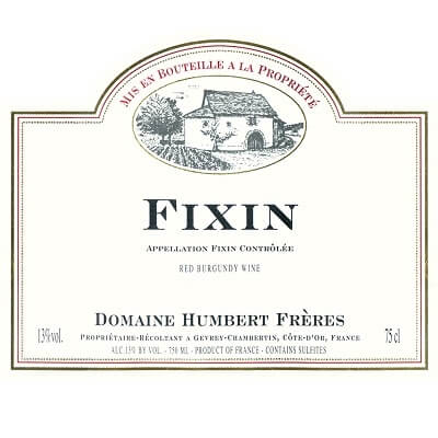 Humbert Freres Fixin 2009 (12x75cl)