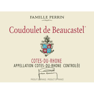 Beaucastel Cotes-du-Rhone Coudoulet de Beaucastel 2022 (6x75cl)