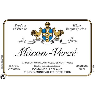 Leflaive Macon-Verze 2019 (6x75cl)