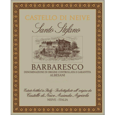 Castello di Neive Barbaresco Santo Stefano Albesani 2014 (6x75cl)