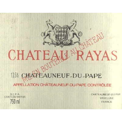 Chateau Rayas Chateauneuf-du-Pape Blanc 2009 (6x75cl)