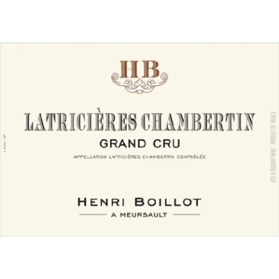 Henri Boillot Latricieres-Chambertin Grand Cru 2018 (1x150cl)