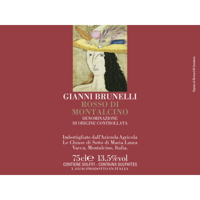Gianni Brunelli Rosso di Montalcino 2019 (6x75cl)