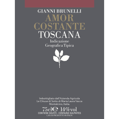 Gianni Brunelli Toscana Amor Costante 2018 (6x75cl)