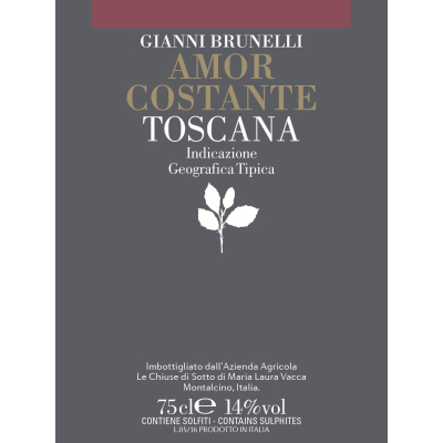 Gianni Brunelli Toscana Amor Costante 2020 (6x75cl)