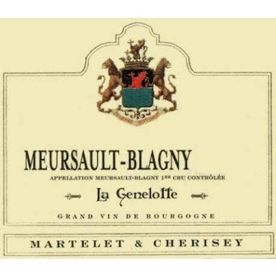Comtesse de Cherisey Meursault 1er Cru Blagny La Genelotte 2015 (1x75cl)