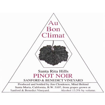 Au Bon Climat Pinot Noir Sanford & Benedict 2013 (12x75cl)