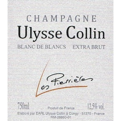 Ulysse Collin Blanc de Blancs Les Pierrieres Extra Brut NV (6x75cl)