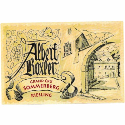 Albert Boxler Sommerberg Riesling 2018 (6x75cl)
