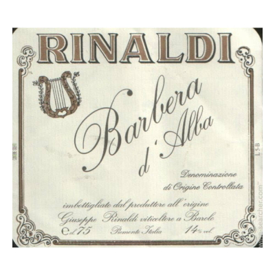 Giuseppe Rinaldi Barbera d'Alba 2021 (12x75cl)