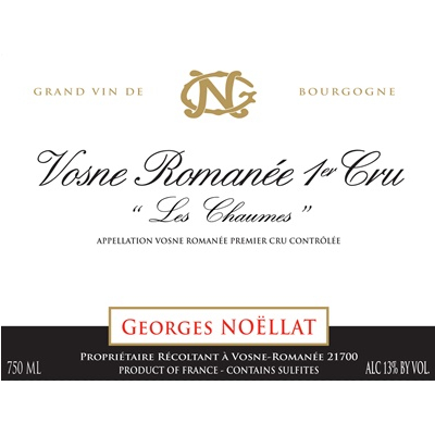 Georges Noellat Vosne-Romanee 1er Cru Les Chaumes 2017 (12x75cl)