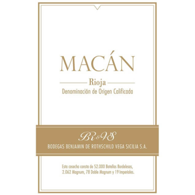 Vega Sicilia Macan 2018 (6x75cl)