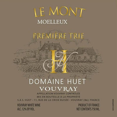 Huet Vouvray Le Mont Moelleux Premiere Trie 2015 (1x75cl)