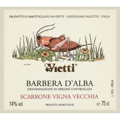 Vietti Barbera d'Alba Scarrone Vigna Vecchia 2018 (6x75cl)