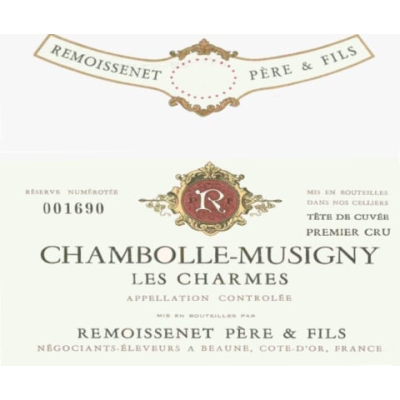 Remoissenet Pere et Fils Chambolle Musigny Les Charmes 2016 (6x75cl)