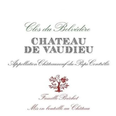 Vaudieu Chateauneuf-du-Pape Blanc Clos du Belvedere Blanc 2020 (6x75cl)