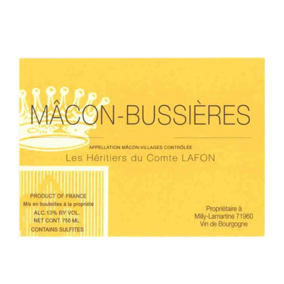 Les Heritiers du Comtes Lafon Macon Bussieres 2021 (12x75cl)