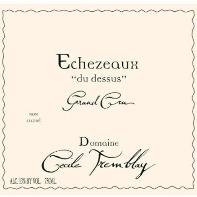 Cecile Tremblay Echezeaux Grand Cru Echezeaux du Dessus 2015 (1x75cl)