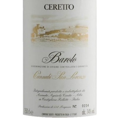 Ceretto Barolo Cannubi San Lorenzo 2009 (1x150cl)