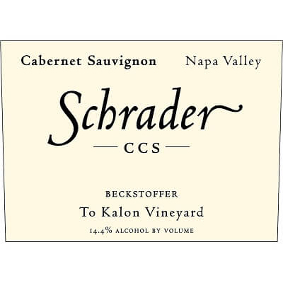 Schrader CCS Beckstoffer To Kalon Cabernet Sauvignon 2013 (1x75cl)