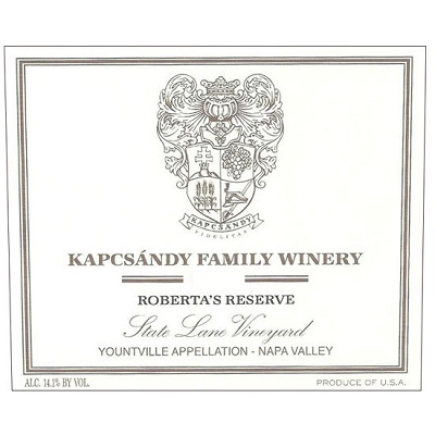 Kapcsandy Roberta's Reserve 2013 (3x75cl)