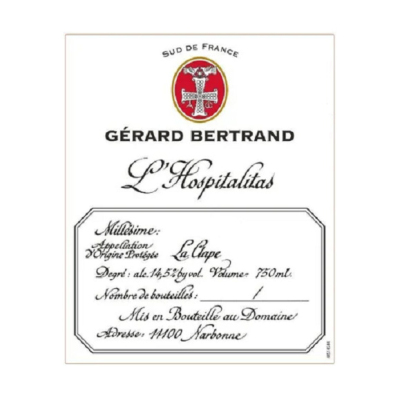 Gerard Bertrand Coteaux Languedoc La Clape Hospitalitas 2021 (6x75cl)