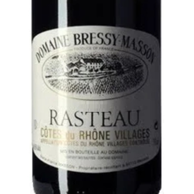 Bressy Masson Cotes Du Rhone Villages Rasteau 2021 (6x75cl)