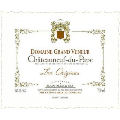 Grand Veneur Chateauneuf-Du-Pape Les Origines 2015 (6x150cl)