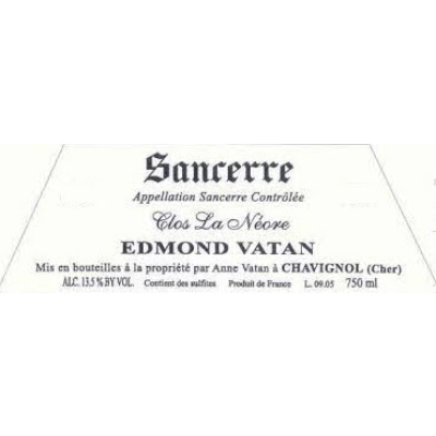 Edmond Vatan Sancerre Clos La Neore 2016 (6x75cl)