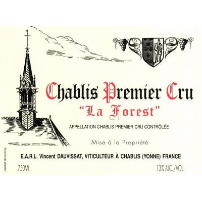 Vincent Dauvissat Chablis 1er Cru La Forest 2022 (1x75cl)