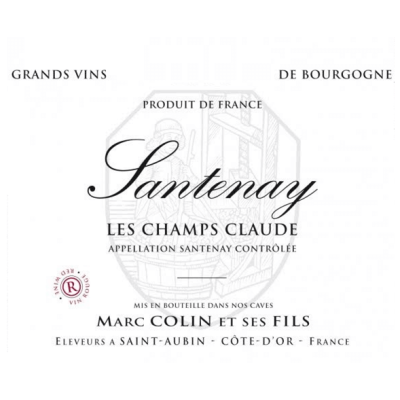Marc Colin et Fils Santenay Champs Claude 2022 (6x75cl)