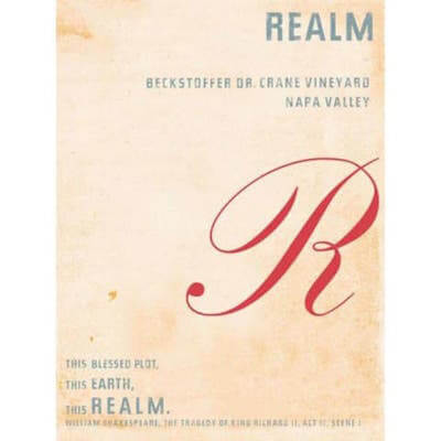 Realm Napa Beckstoffer Dr Crane Cabernet Sauvignon 2012 (1x75cl)