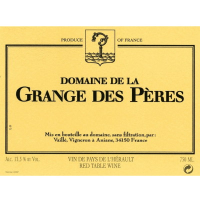 Domaine de la Grange Des Peres Vin de Pays de L'Herault 2018 (12x75cl)