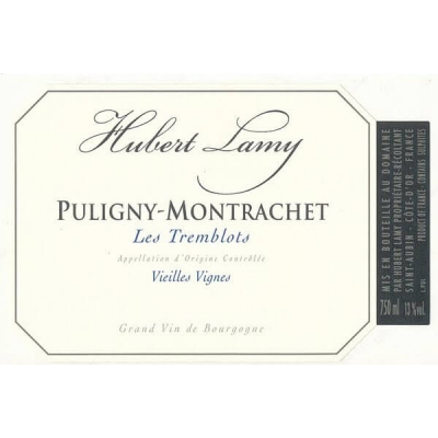 Hubert Lamy Puligny-Montrachet Les Tremblots Haut Densite 2020 (1x75cl)