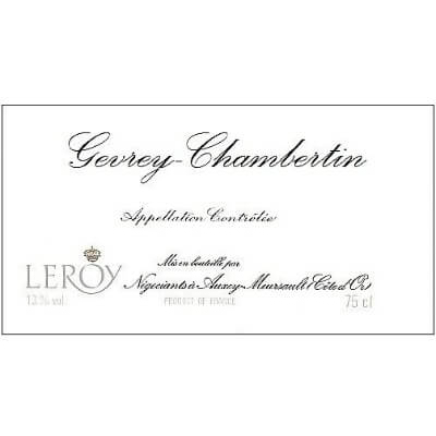 Maison Leroy Gevrey-Chambertin 2017 (6x75cl)