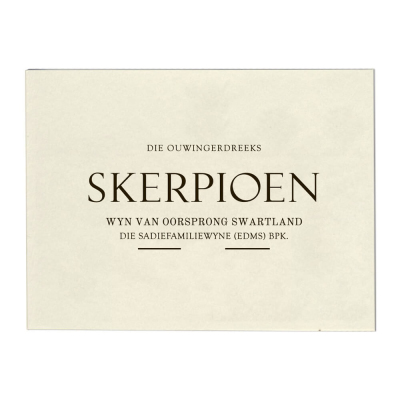 Sadie Family Skerpioen 2018 (1x75cl)