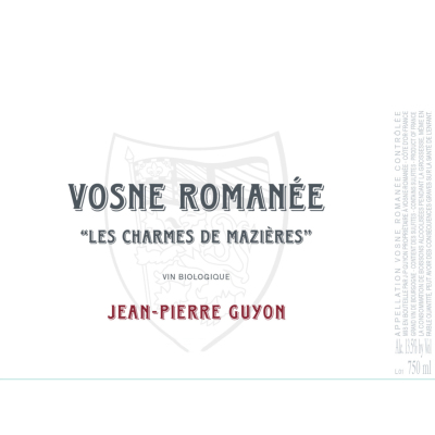 Guyon Vosne-Romanee Les Charmes de Mazieres 2017 (6x75cl)