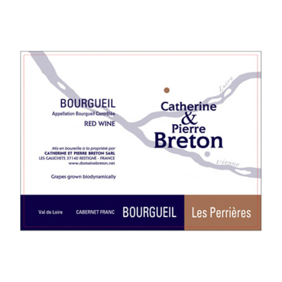 Catherine et Pierre Breton Bourgueil Perrieres 2019 (6x75cl)